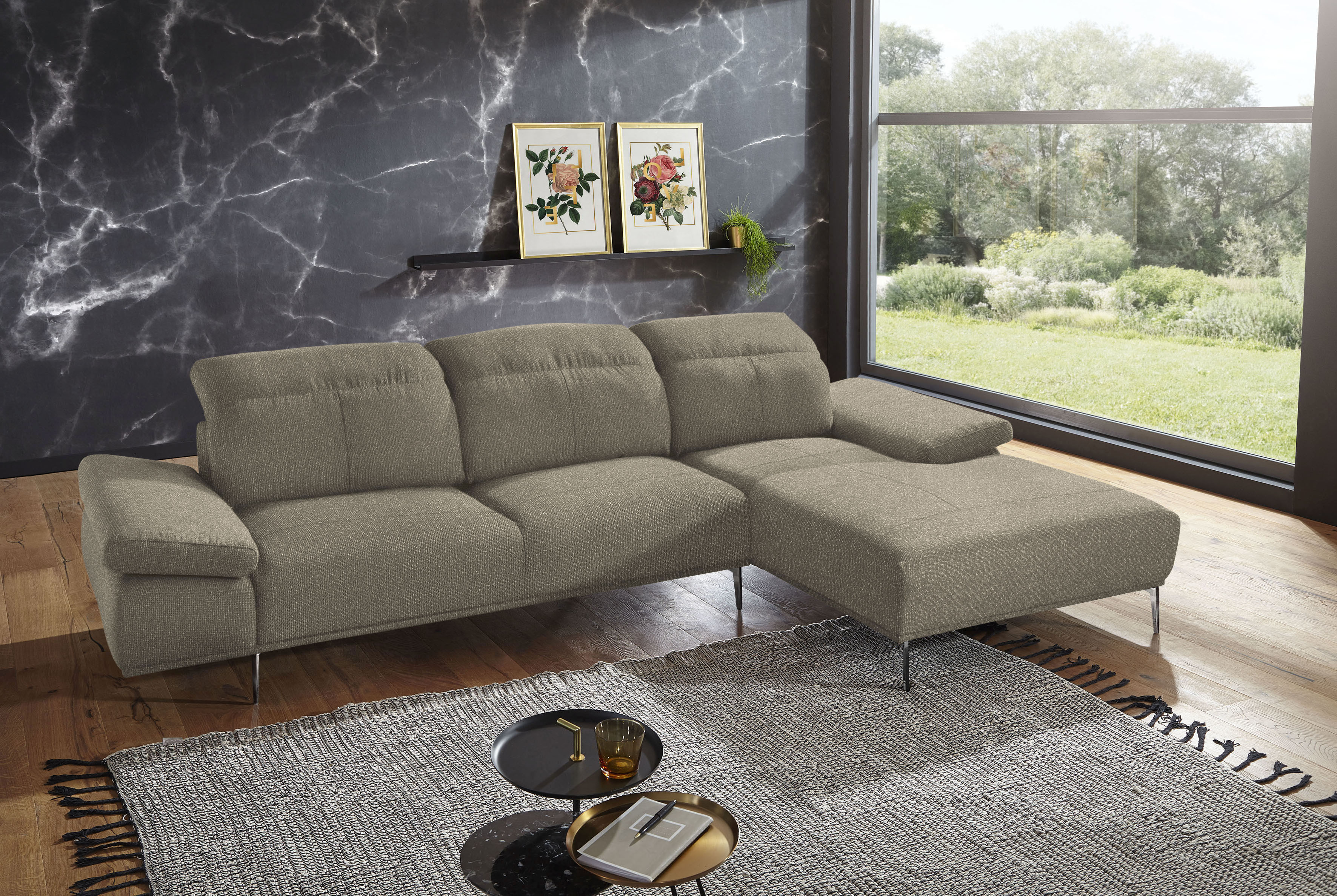 W.SCHILLIG Ecksofa "levi, Designsofa, elegant und zeitlos, bequem, L-Form", günstig online kaufen