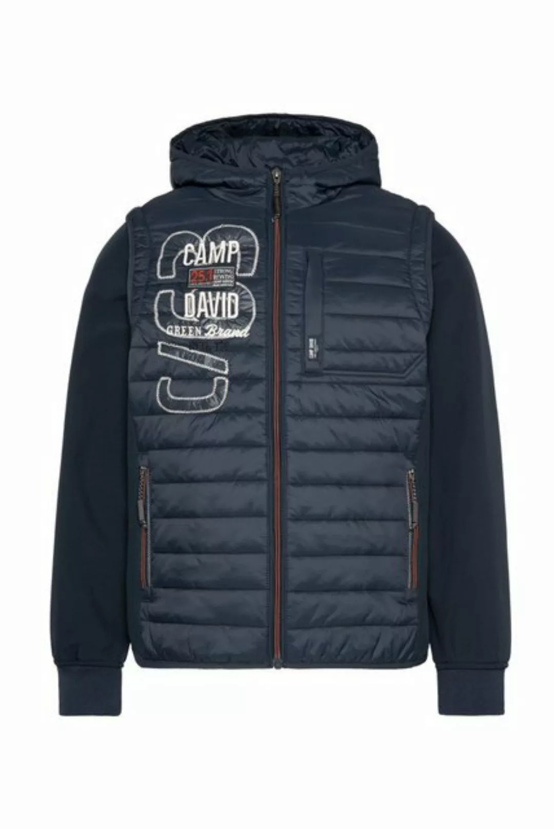 CAMP DAVID Softshelljacke mit Label-Applikationen beidseitig günstig online kaufen