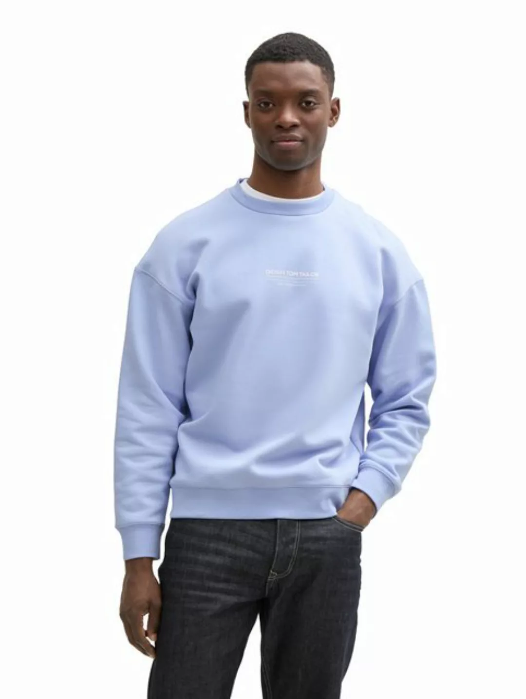 TOM TAILOR Denim Sweatshirt mit Logo Print günstig online kaufen