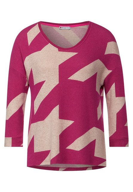 STREET ONE Longpullover pink (1-tlg) günstig online kaufen