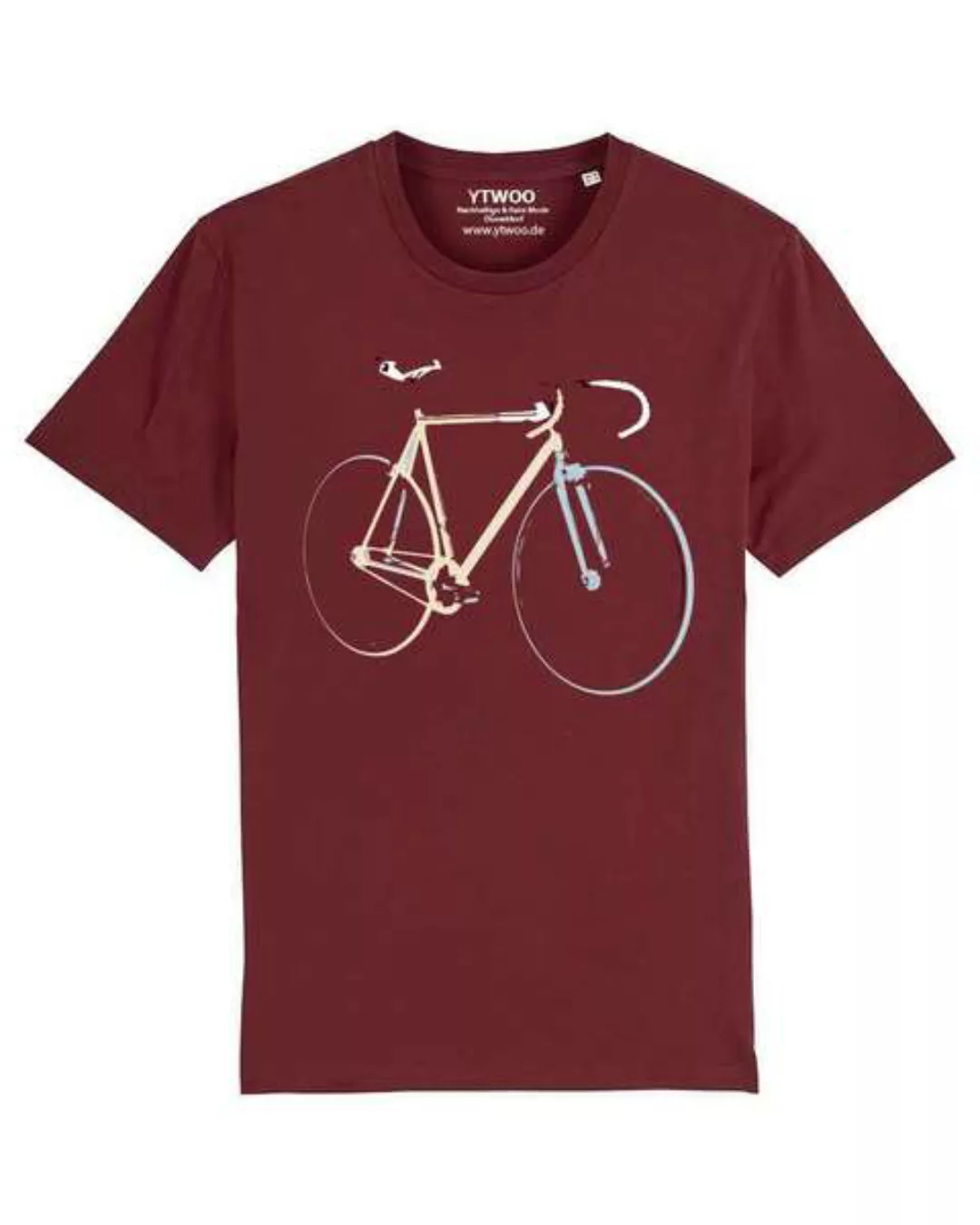Bio T-shirt Mit Fahrrad, Rennrad, Bike, Rad Als Motiv. günstig online kaufen
