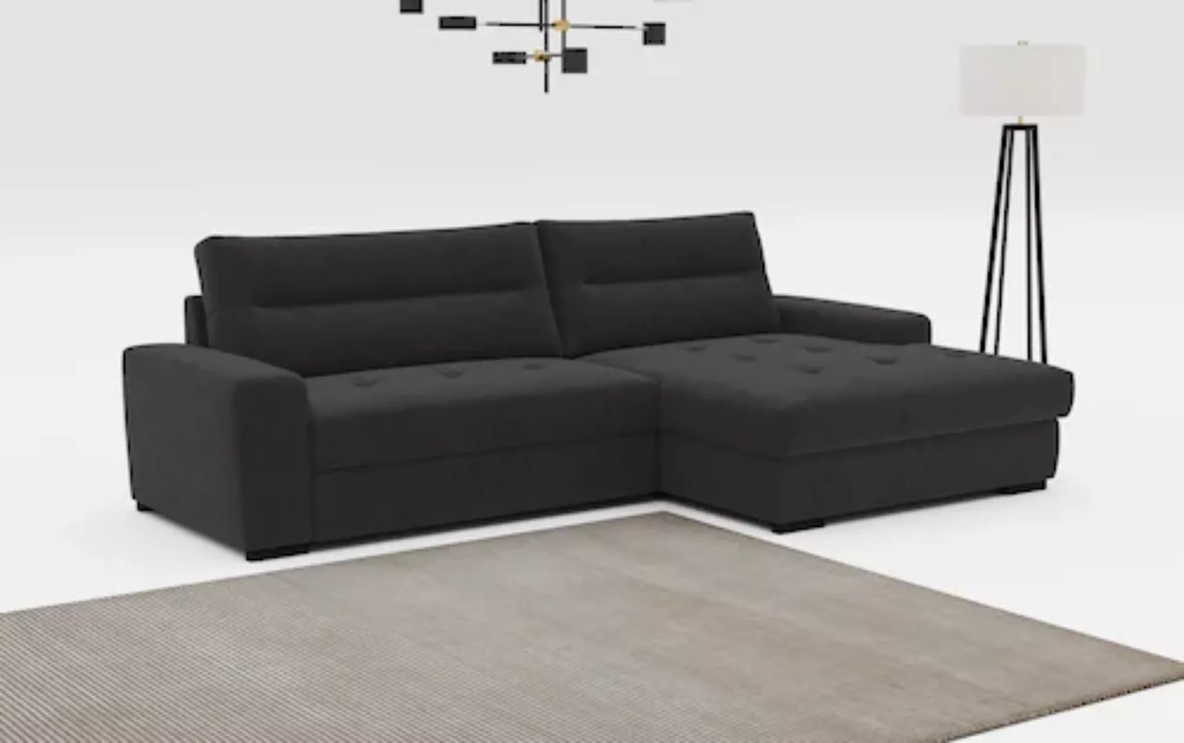 COTTA Ecksofa "Cappa L-Form", wahlweise mit Bettfunktion und Bettkasten günstig online kaufen