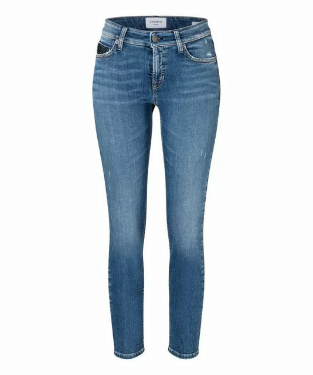 Cambio Regular-fit-Jeans Paris, vintage contrast kneecut günstig online kaufen