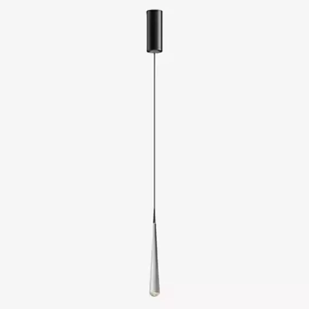 Grau Niceone Pendelleuchte LED, aluminium/braungrau - 200 cm günstig online kaufen