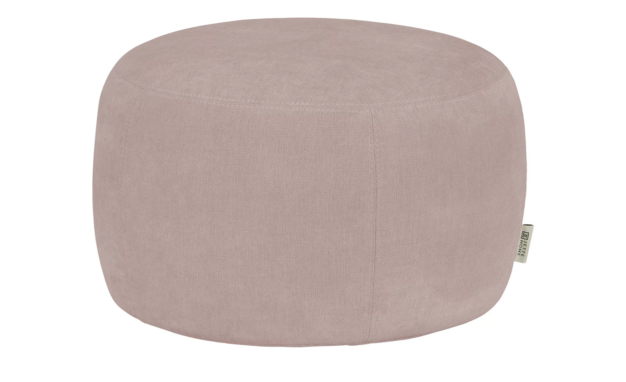 Jette Home Hocker  Jette Round ¦ rosa/pink ¦ Maße (cm): H: 40  Ø: 60 Polste günstig online kaufen