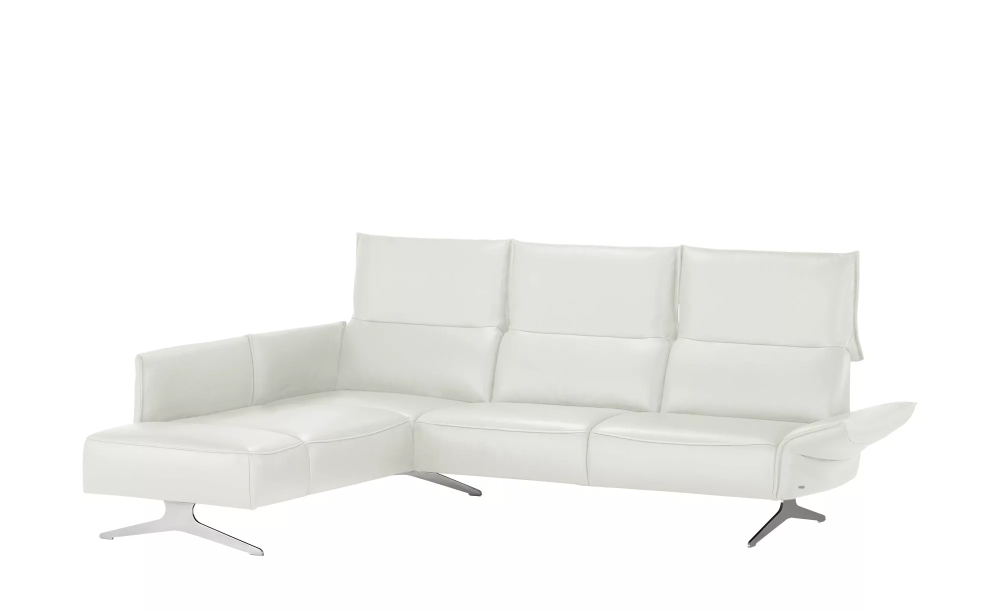 KOINOR Ecksofa Leder  Vineto ¦ weiß ¦ Maße (cm): B: 272 H: 83 T: 207 Polste günstig online kaufen