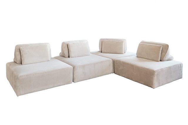 KAWOLA Sofa, Modulsofa Cord, versch. Ausführungen und versch. Farben günstig online kaufen