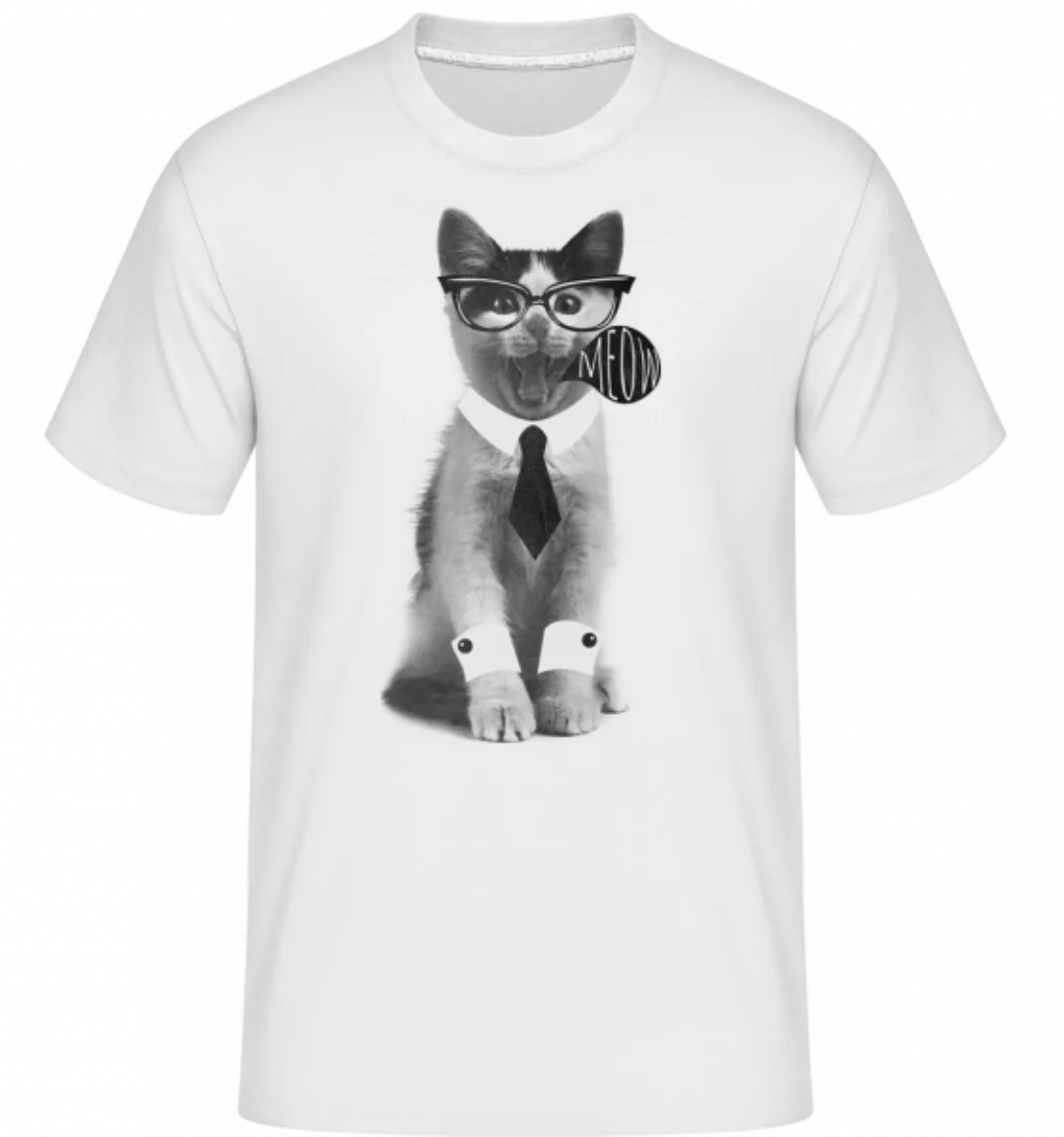 Hipster Katze · Shirtinator Männer T-Shirt günstig online kaufen