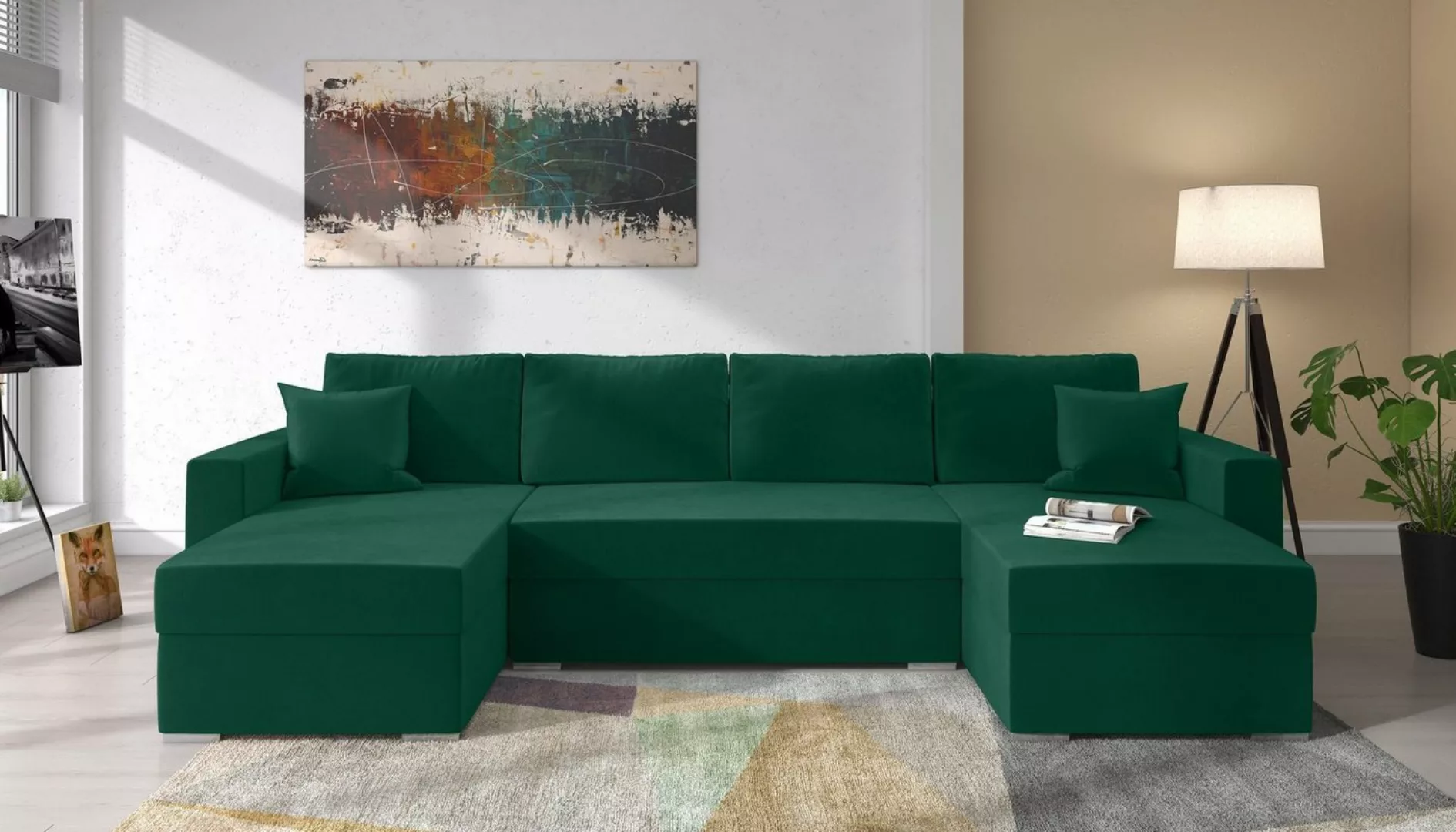 99rooms Wohnlandschaft Savio, U-Form, Sofa, Design günstig online kaufen