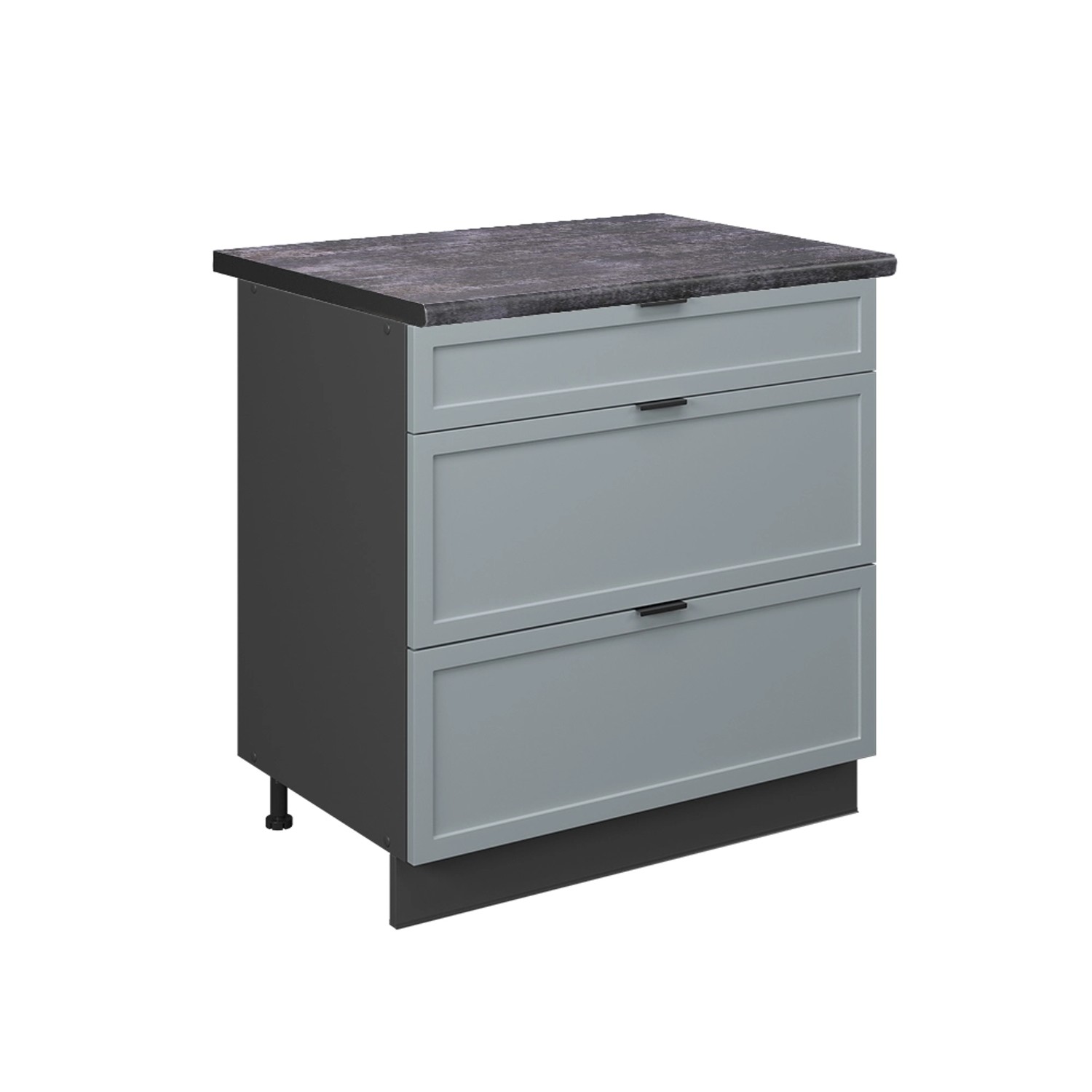 Vicco Unterschrank Fame-Line, Hellblau-grau/Anthrazit, 80 cm günstig online kaufen