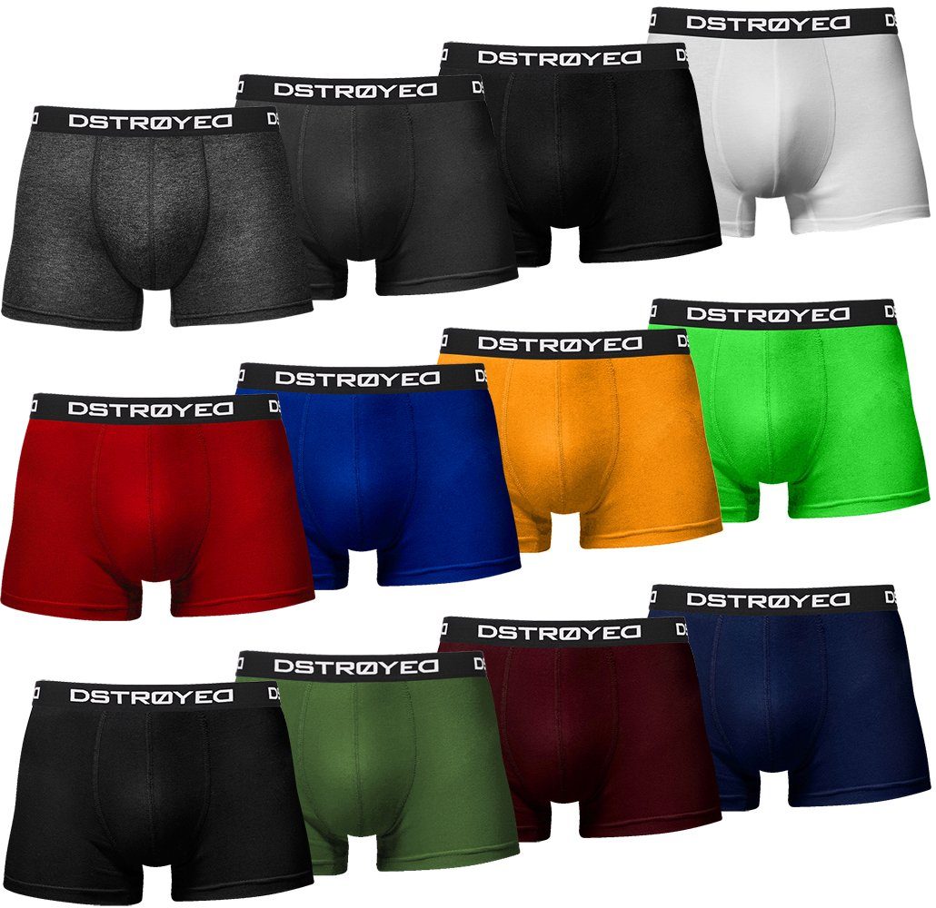 DSTROYED Boxershorts Herren Männer Unterhosen Baumwolle günstig online kaufen