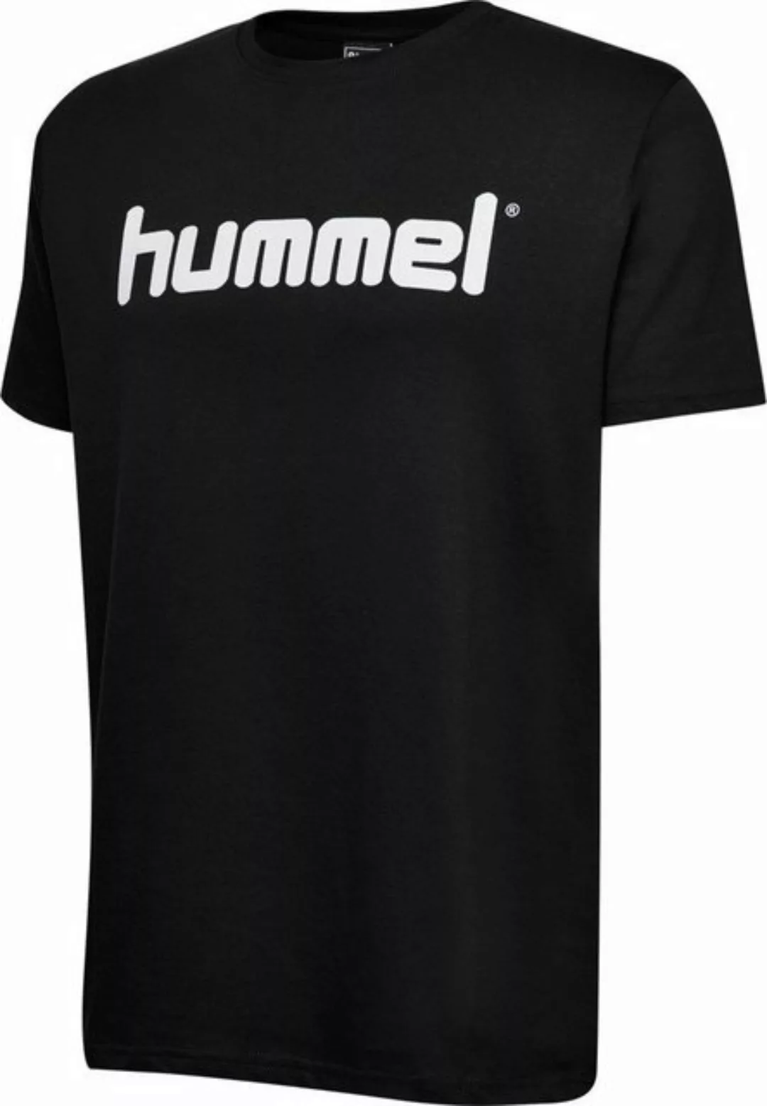 hummel T-Shirt Logo T-Shirt Sport Kurzarm Rundhals Shirt aus Baumwolle HMLG günstig online kaufen