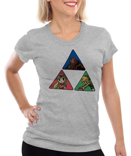 style3 T-Shirt Triforce Link Gamer Hyrule boy zelda game wild breath legend günstig online kaufen