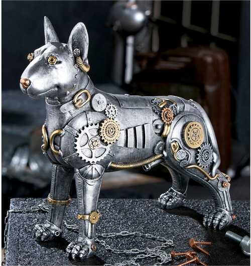 Casablanca by Gilde Tierfigur »Skulptur "Steampunk pitbull"« günstig online kaufen