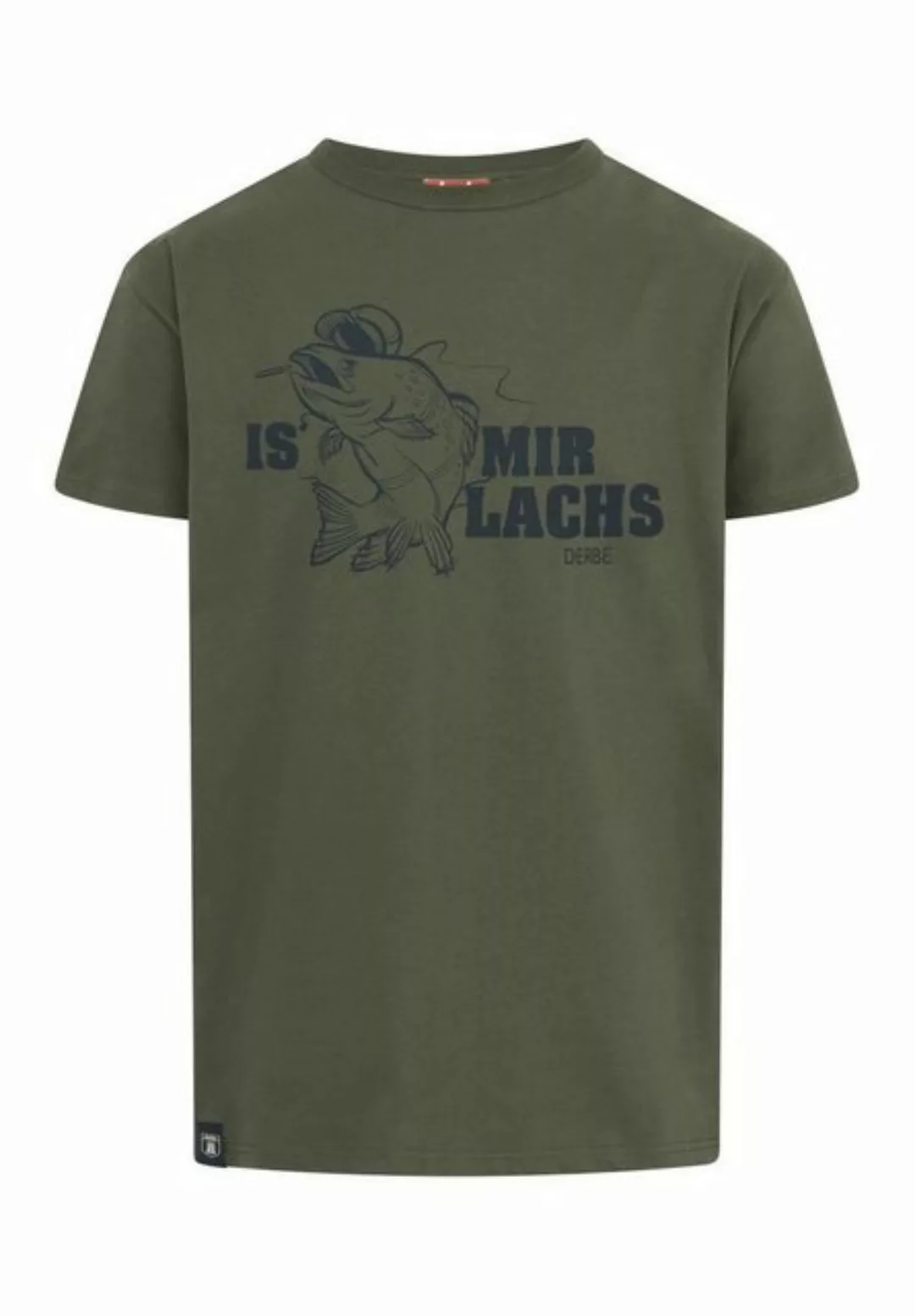 Derbe T-Shirt Is mir Lachs (1-tlg) günstig online kaufen