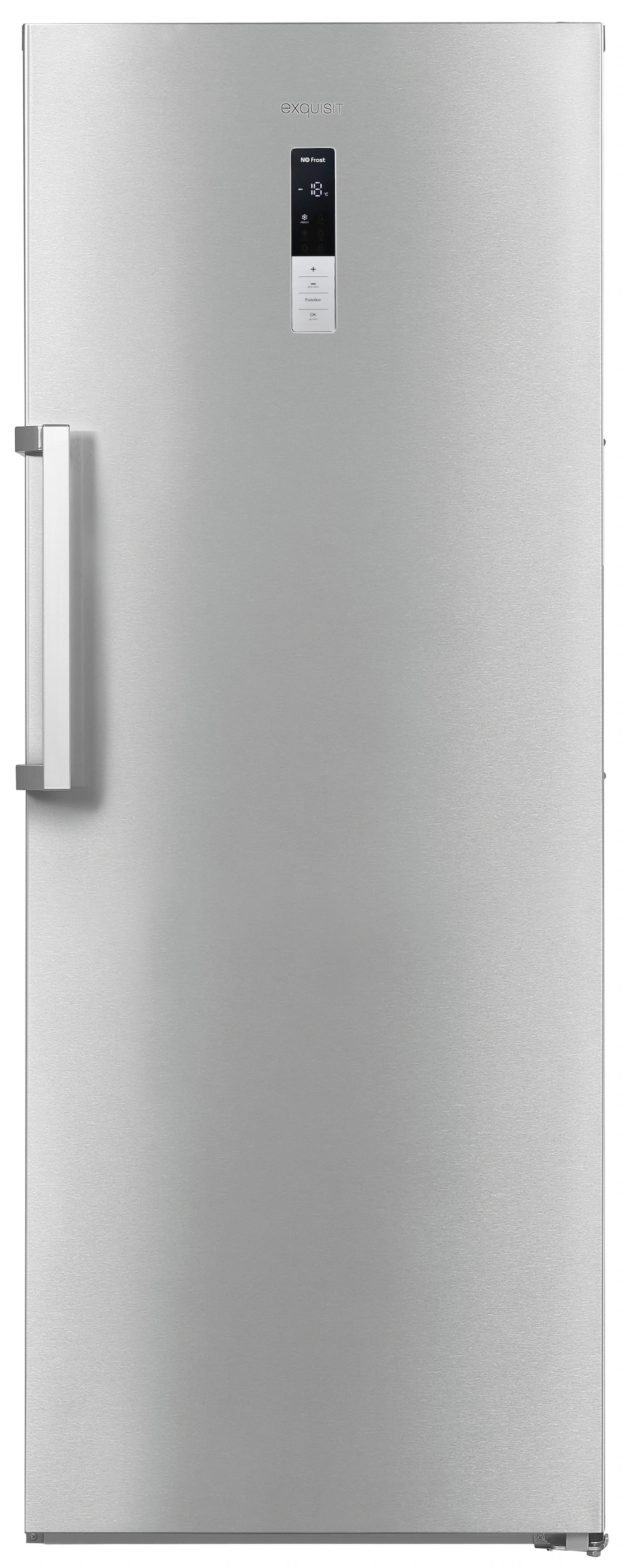 exquisit Gefrierschrank »GS380-NF-H-050D inoxlook«, 185,5 cm hoch, 71 cm br günstig online kaufen
