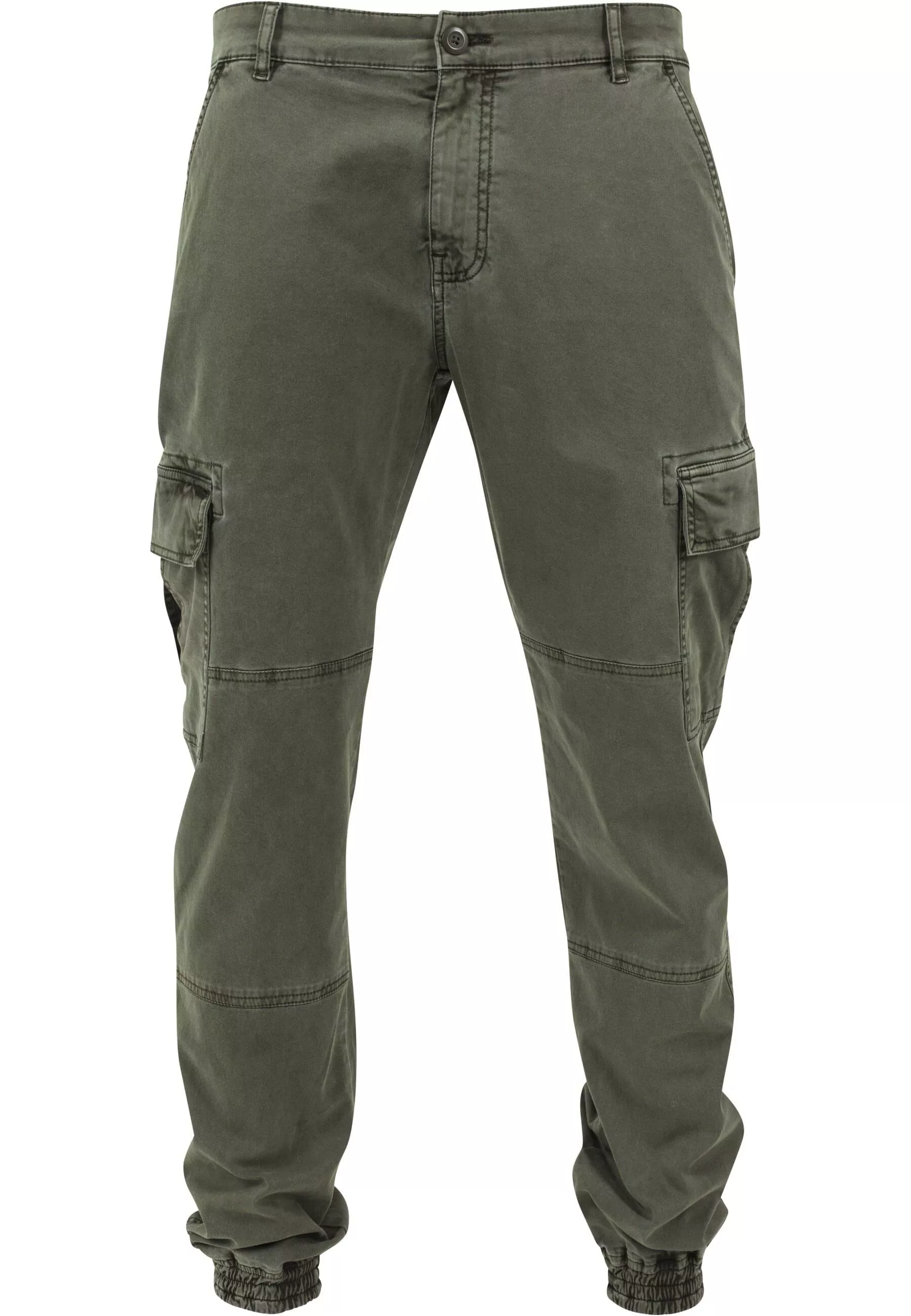 URBAN CLASSICS Cargohose "Urban Classics Herren Washed Cargo Twill Jogging günstig online kaufen