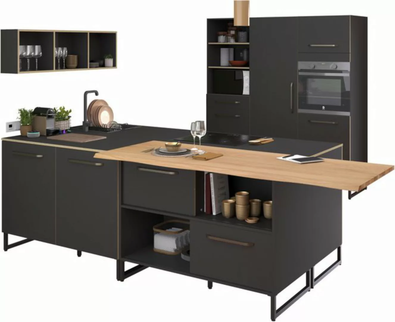 Parisot Schrank-Set Wave 1, Küchenschrank, Buffetset, Küche, (Set, 9-St., 4 günstig online kaufen