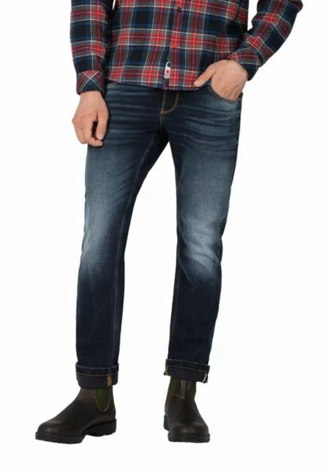 TIMEZONE Herren Jeans SLIM SCOTTTZ - Slim Fit - Blau - Indigo Dust Wash günstig online kaufen