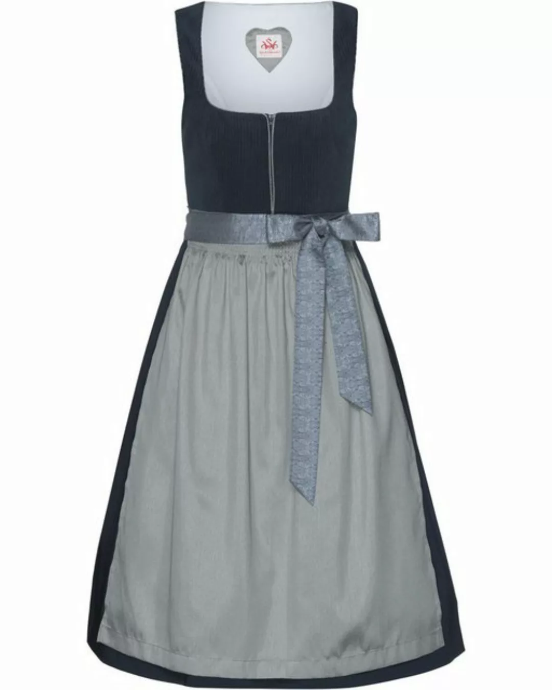 Spieth & Wensky Dirndl Samt Midi-Dirndl Eliana günstig online kaufen