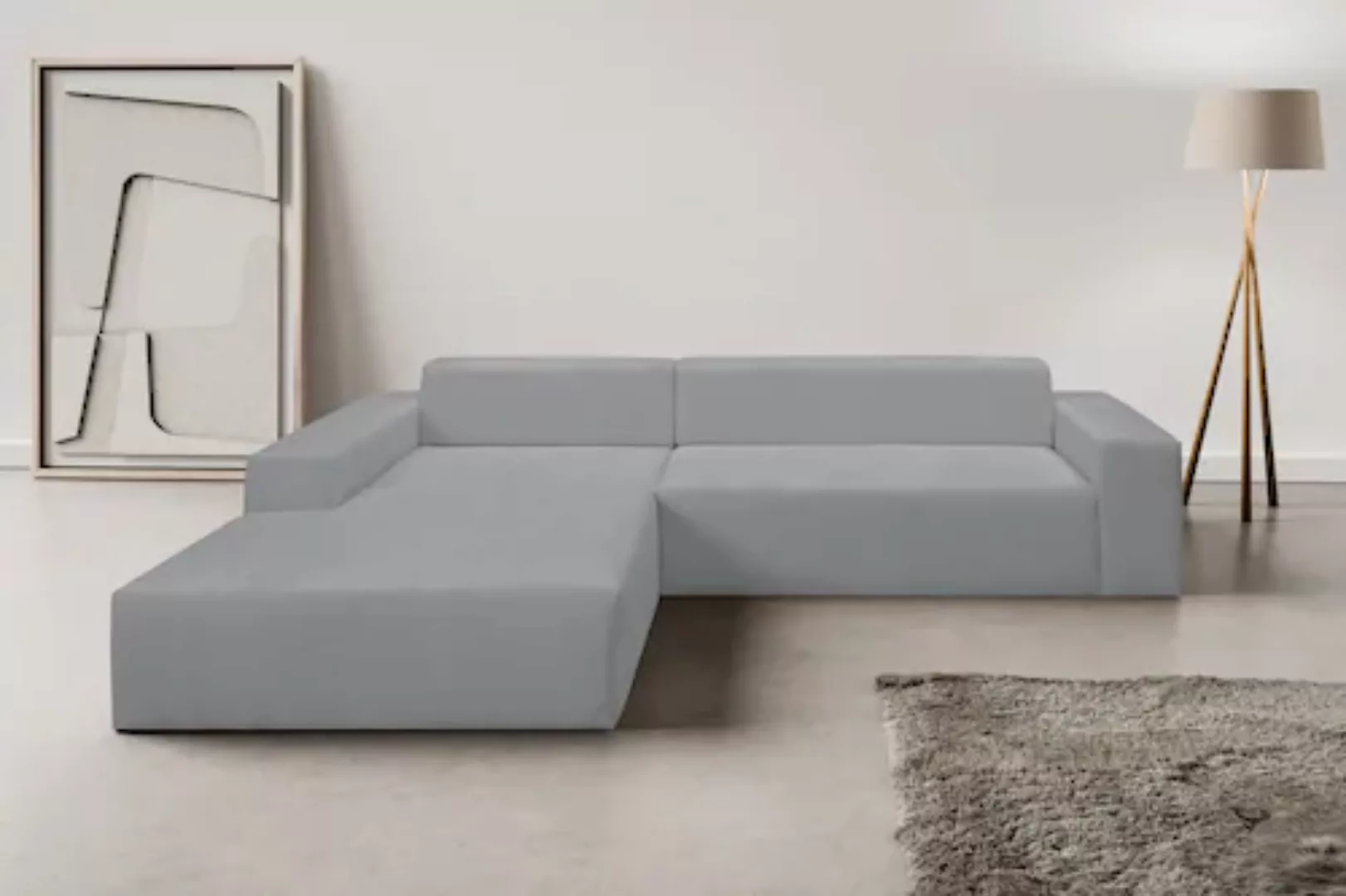 WERK2 Ecksofa Zeus-XL, Curvy Trend Garnitur mit urbaner Optik günstig online kaufen