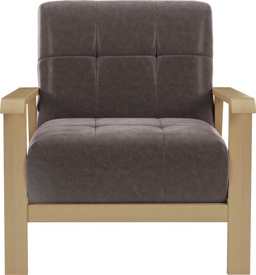 sit&more Sessel »Billund«, Armlehnen aus Buchenholz in natur, verschiedene günstig online kaufen