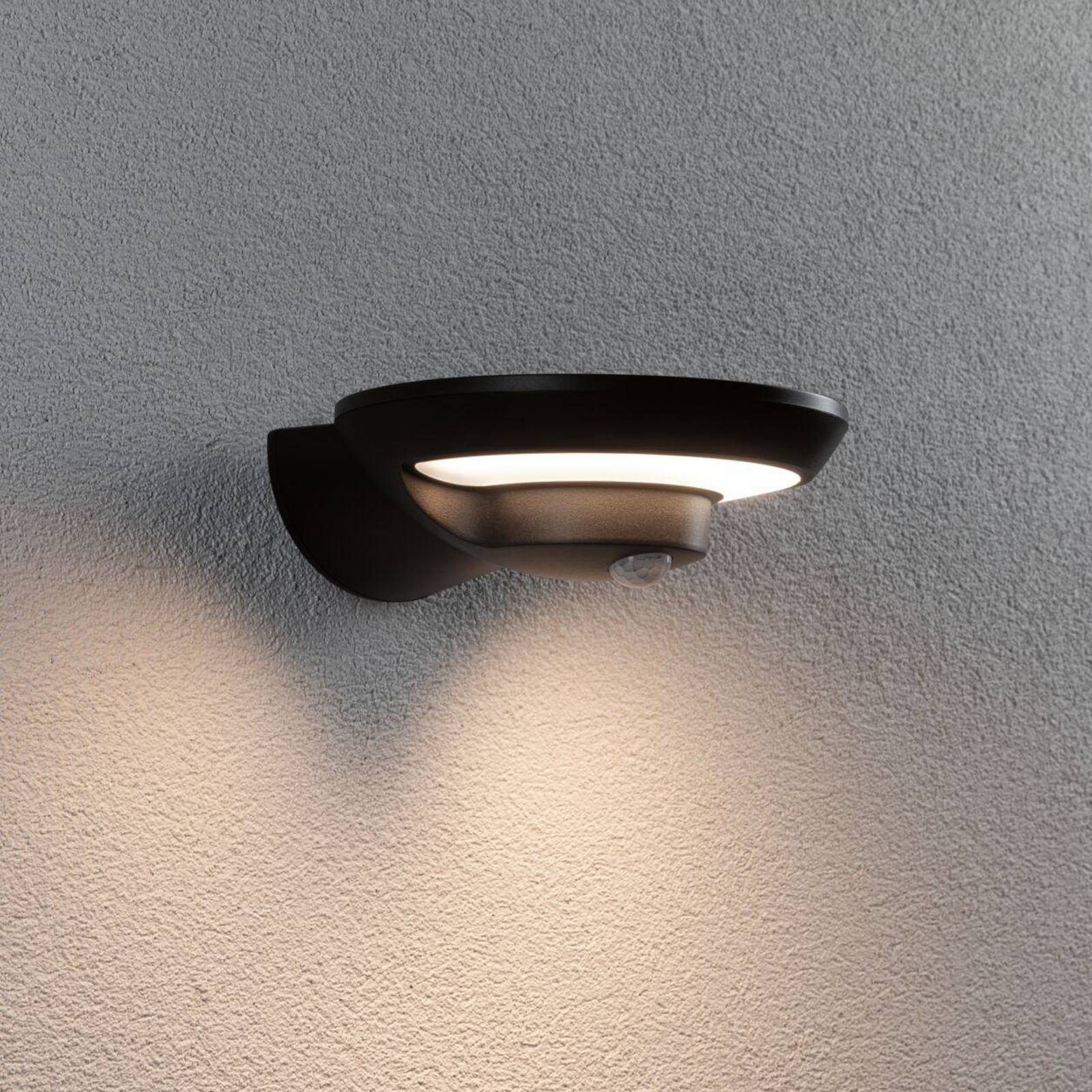 Paulmann LED-Solar-Außenwandlampe Bordola, Sensor, anthrazit günstig online kaufen