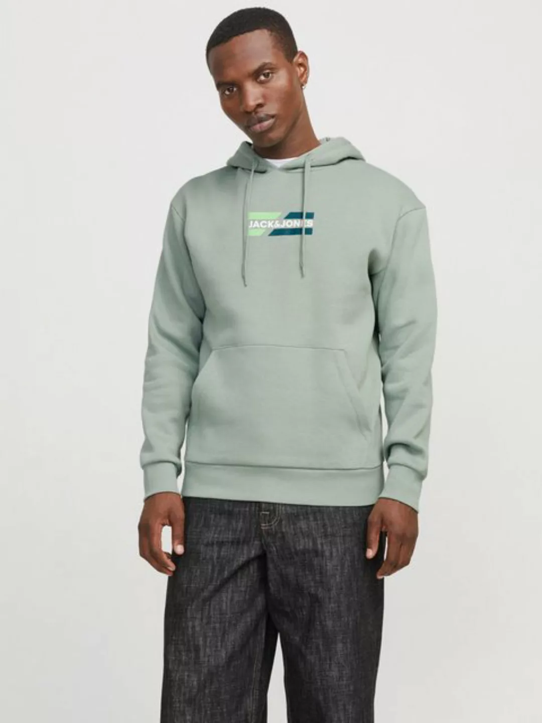 Jack & Jones Kapuzensweatshirt JJECORP GRAPHIC SWEAT HOOD NOOS mit Logo Pri günstig online kaufen