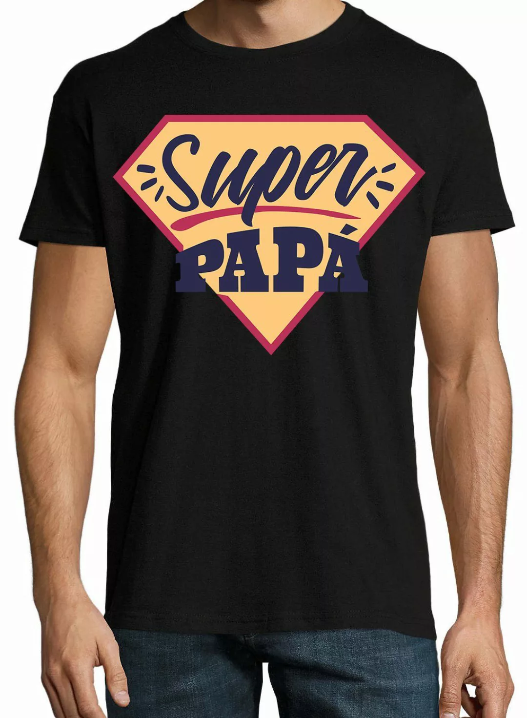 Youth Designz T-Shirt Super Papa Herren günstig online kaufen