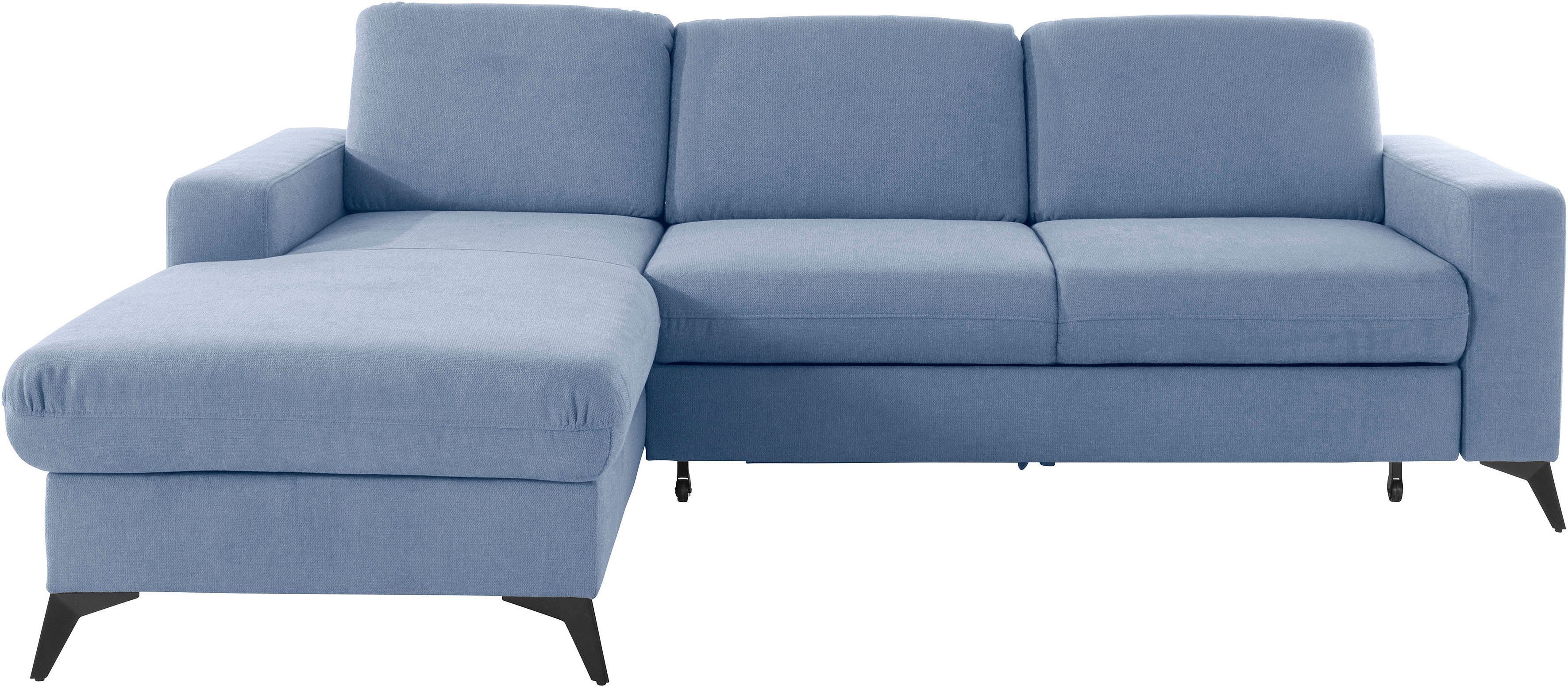 Places of Style Ecksofa "Lolland L-Form", Wahlweise mit Bettfunktion und Be günstig online kaufen