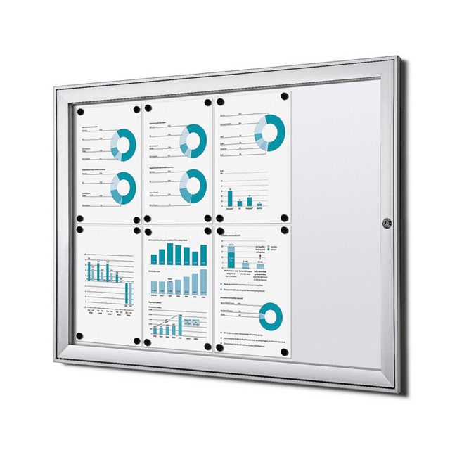 Showdown Displays Hängevitrine für Innen und Außen SCS - 8x DIN A4 - B1 gep günstig online kaufen