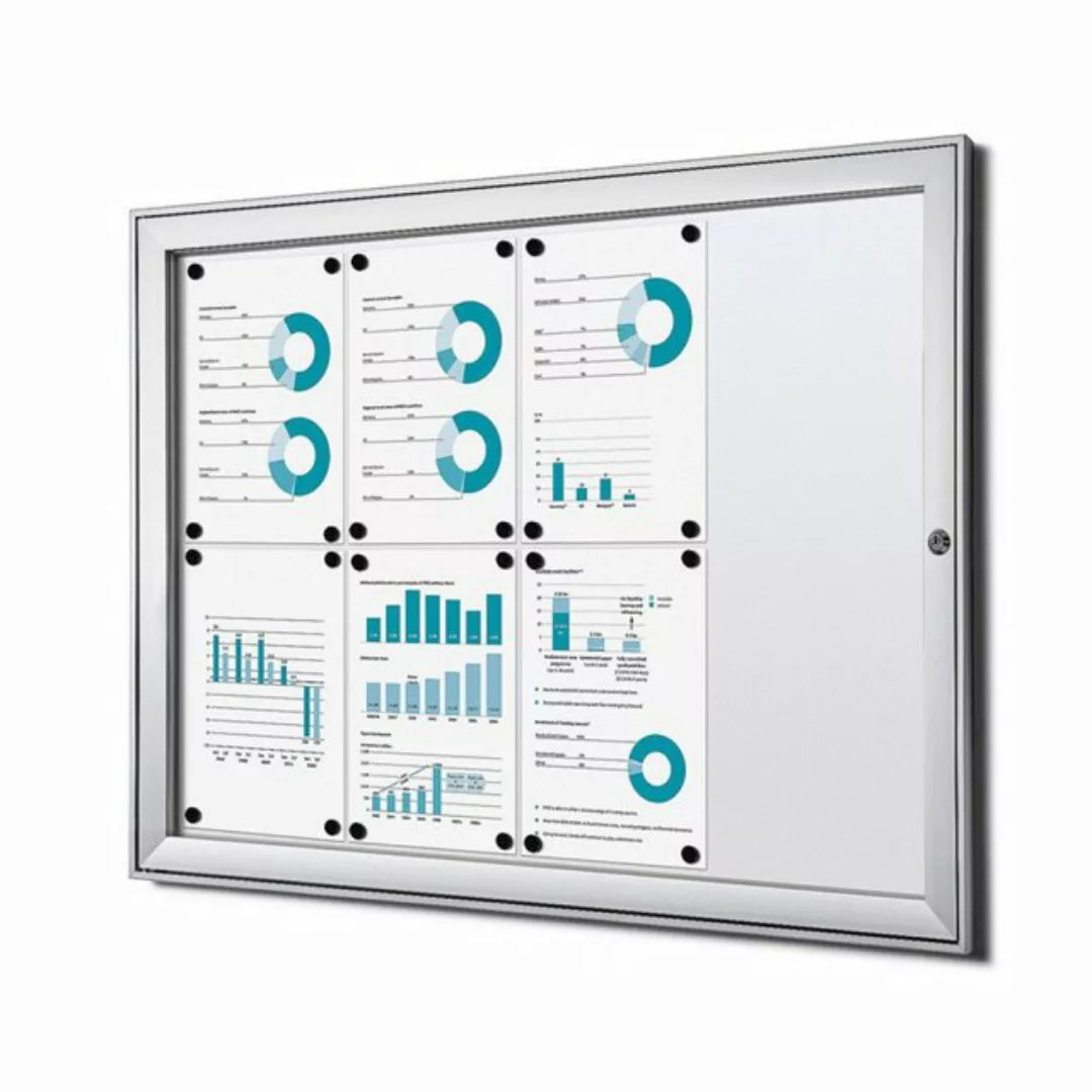 Showdown Displays Hängevitrine für Innen und Außen SCS - 8x DIN A4 - B1 gep günstig online kaufen