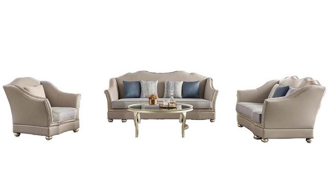 JVmoebel Sofa Sofagarnitur 3+2+1 Design Sofa Couchen Sitz Set Garnitur Pols günstig online kaufen