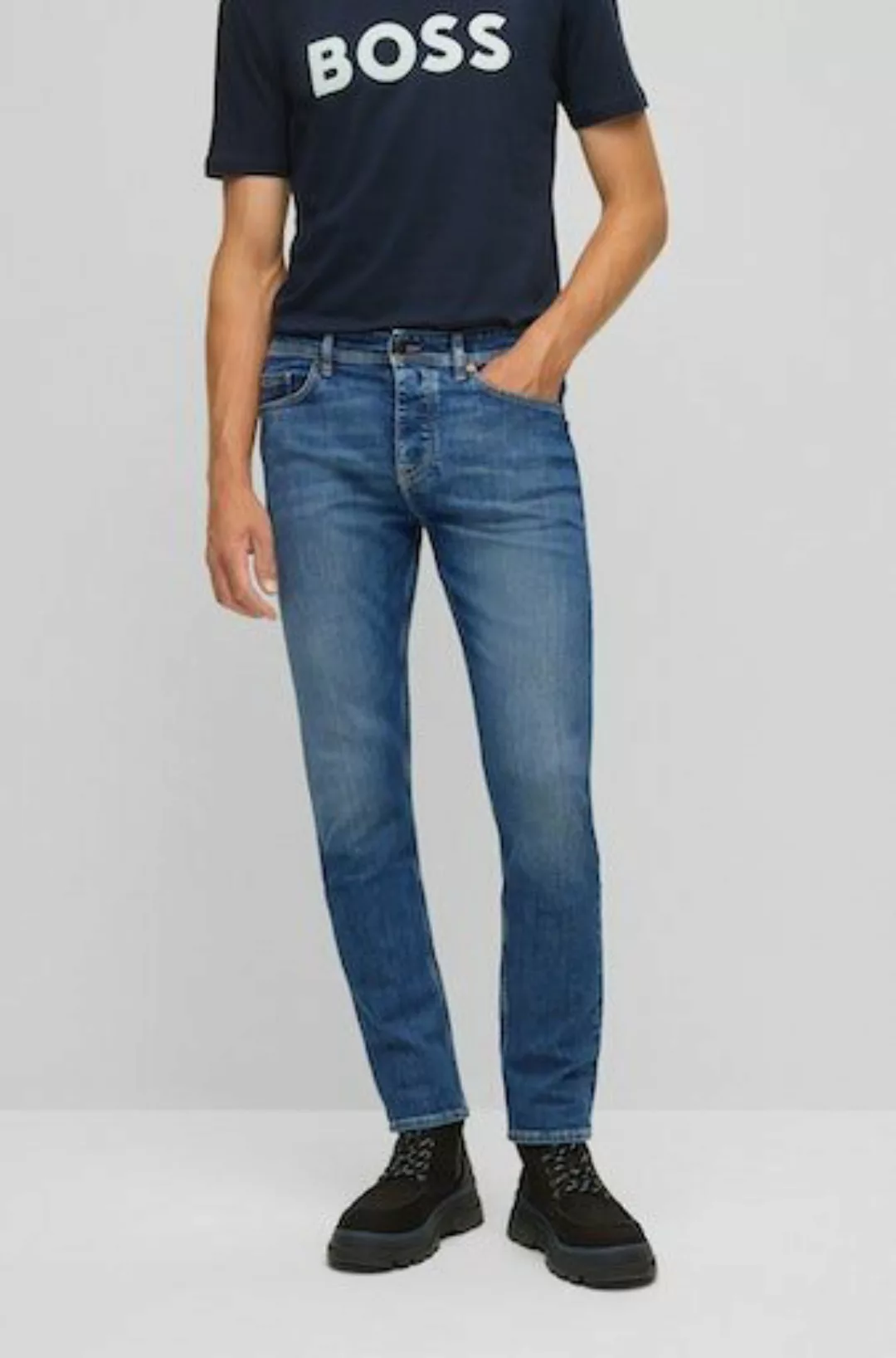 BOSS ORANGE Regular-fit-Jeans "Taber BC-C", mit BOSS Label günstig online kaufen