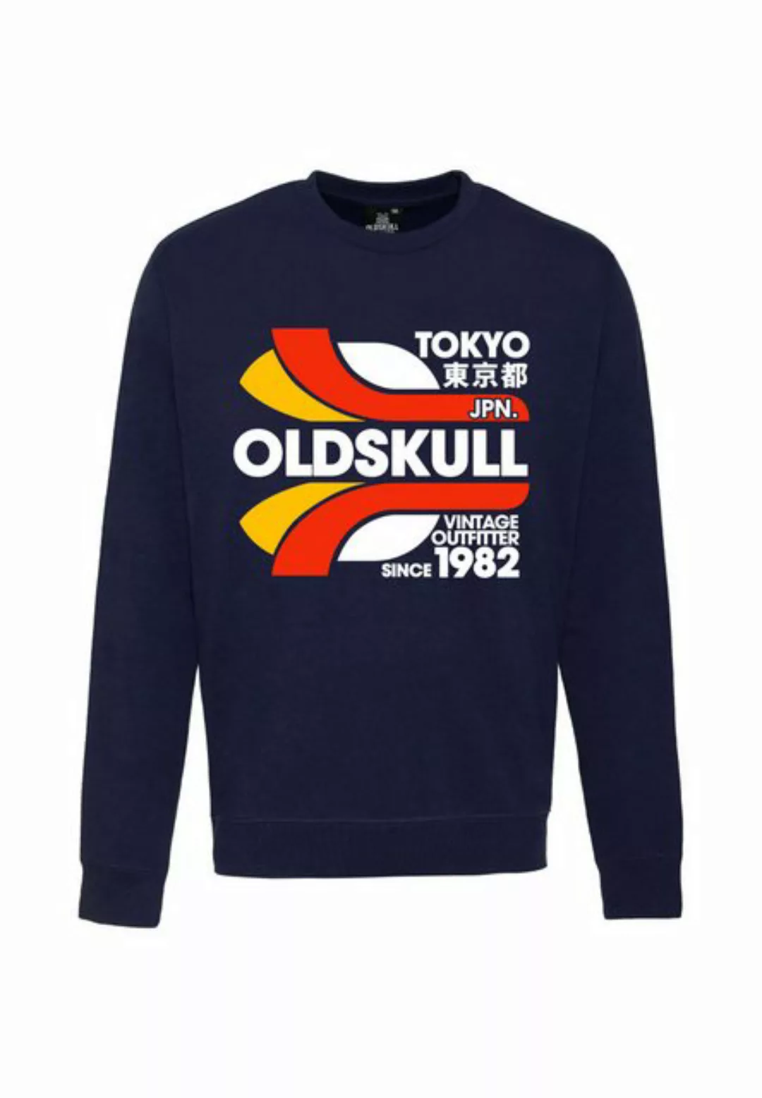 Oldskull Sweatshirt Retro Tokyopolis Vintage Logo Graphic günstig online kaufen