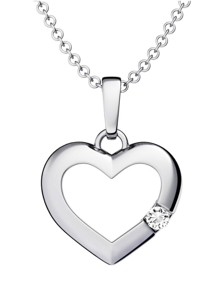 Amoonic Herzkette Halskette Damen Silber 925 günstig online kaufen