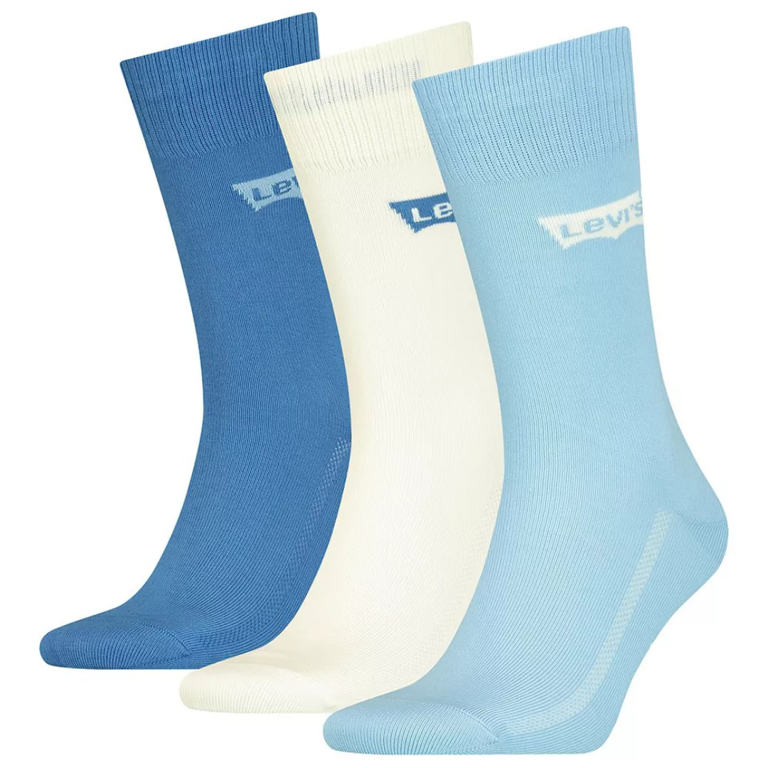 Levi´s ® Batwing Logo Regular Socken 3 Paare EU 43-46 Blue Combo günstig online kaufen