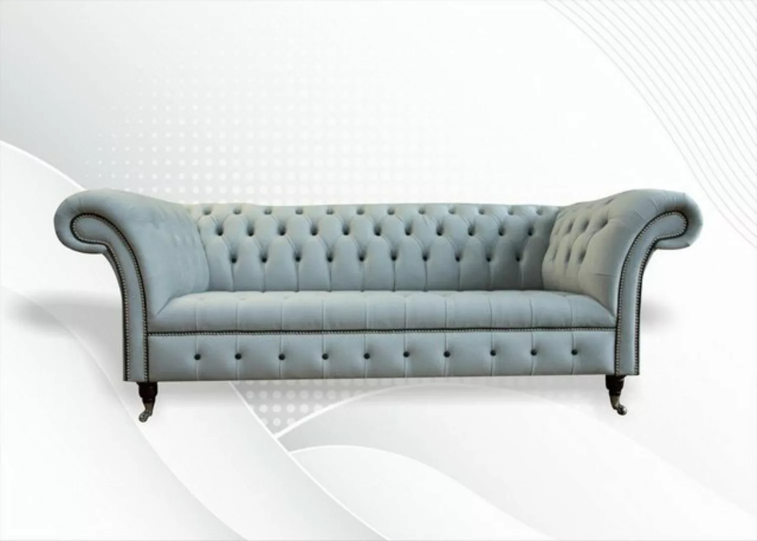 Xlmoebel Sofa Neue moderne Chesterfield 3-Sitzer Polstergarnitur Sofa Couch günstig online kaufen