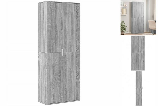 vidaXL Kleiderschrank Kleiderschrank Grau Sonoma 70x35x180 cm Holzwerkstoff günstig online kaufen