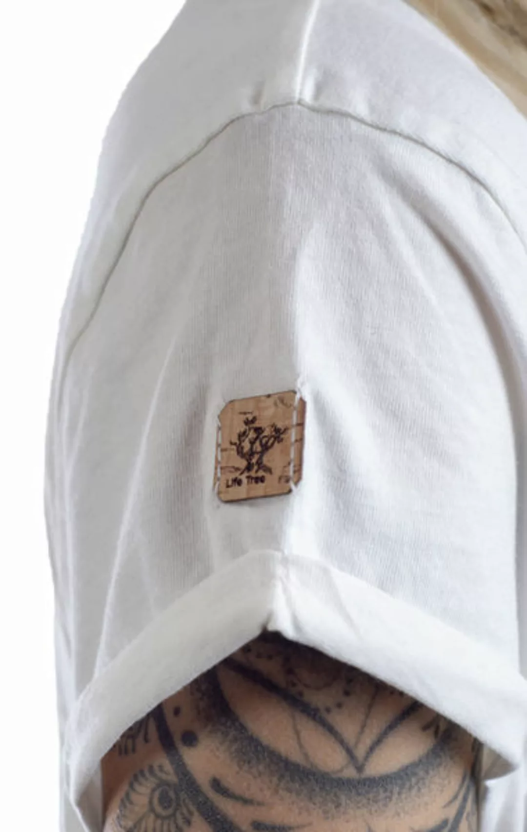 Shirt Aus Biobaumwolle Fairwear Für Damen "Basic" In Washed White günstig online kaufen