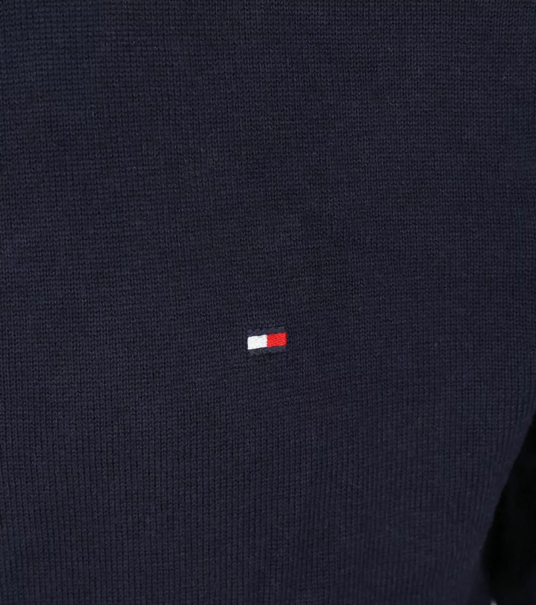 Tommy Hilfiger Half Zip Pullover Navy - Größe XXL günstig online kaufen