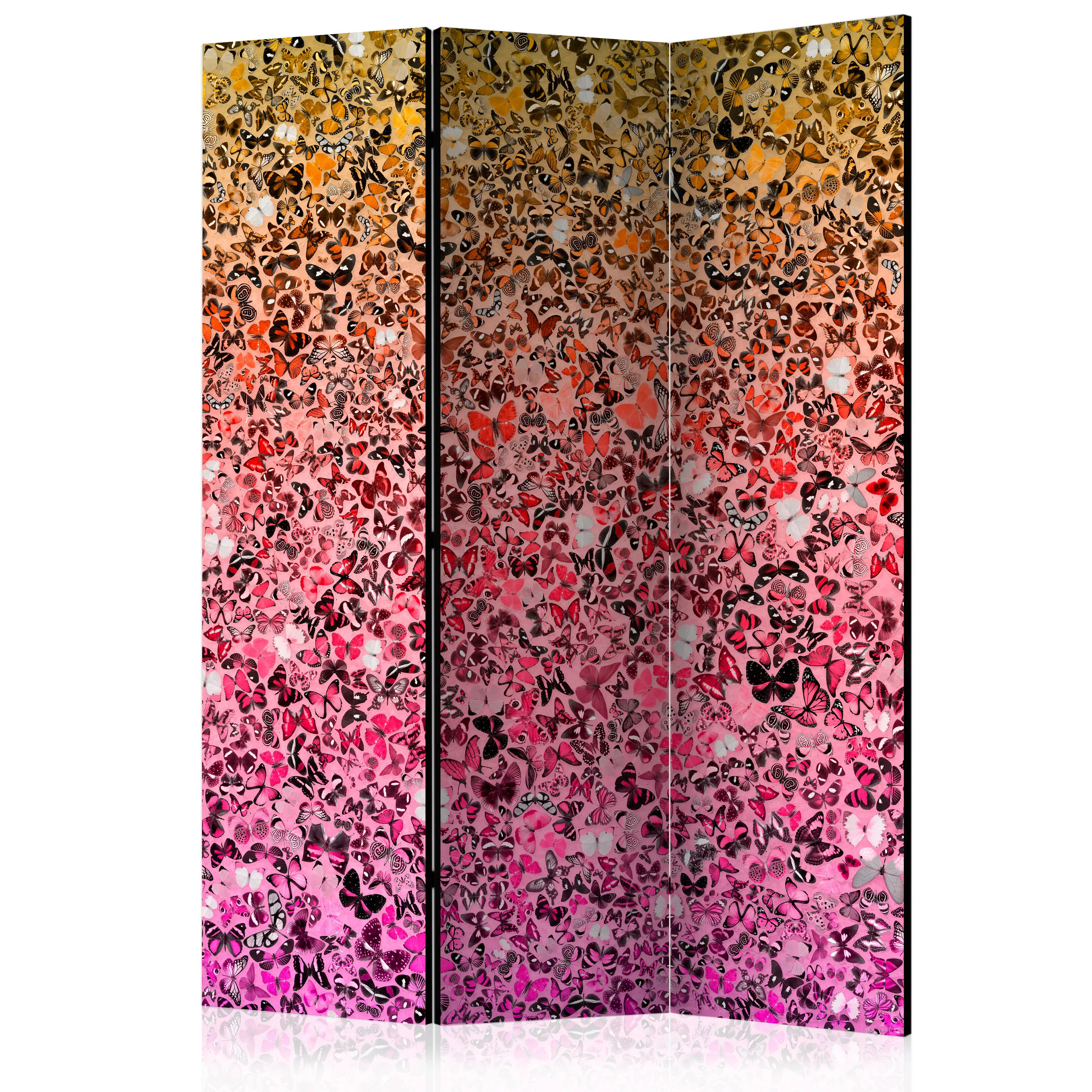 3-teiliges Paravent - The Language Of Butterflies [room Dividers] günstig online kaufen