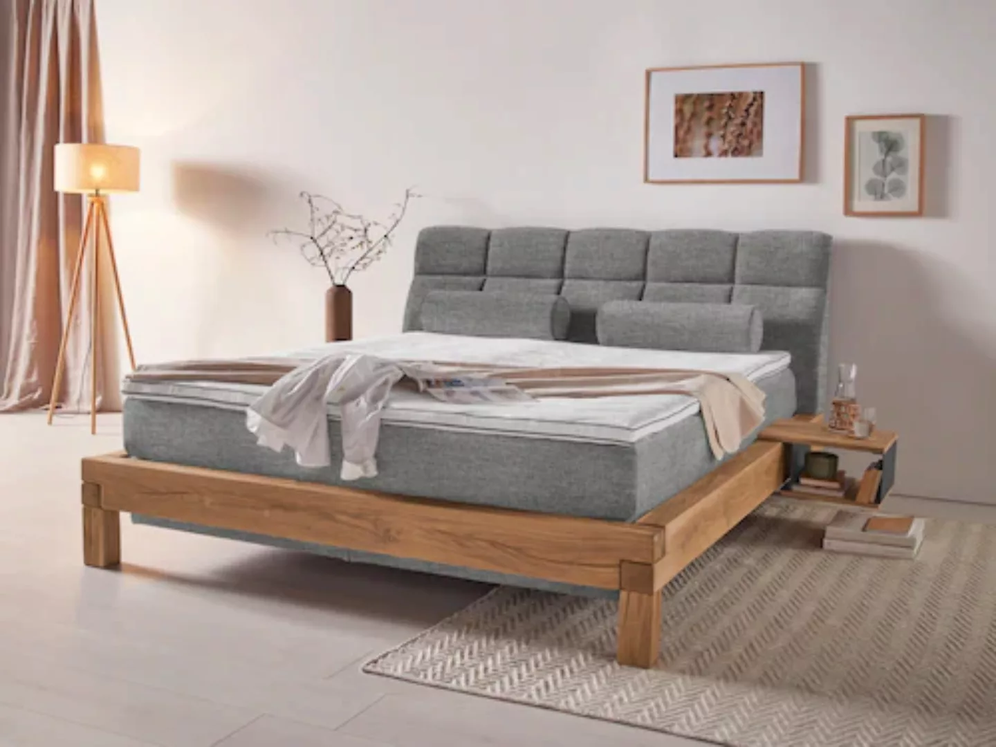 Home affaire Boxspringbett "Villads", Liegefläche: 180/200 cm, Inside-Boxsp günstig online kaufen