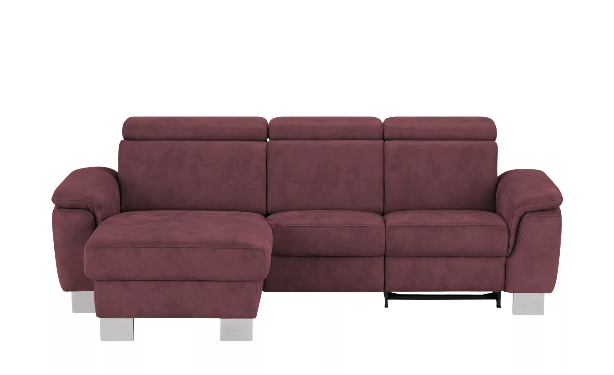 Mein Sofa bold Ecksofa  Beata ¦ rot ¦ Maße (cm): B: 234 H: 80 T: 163.0 Pols günstig online kaufen