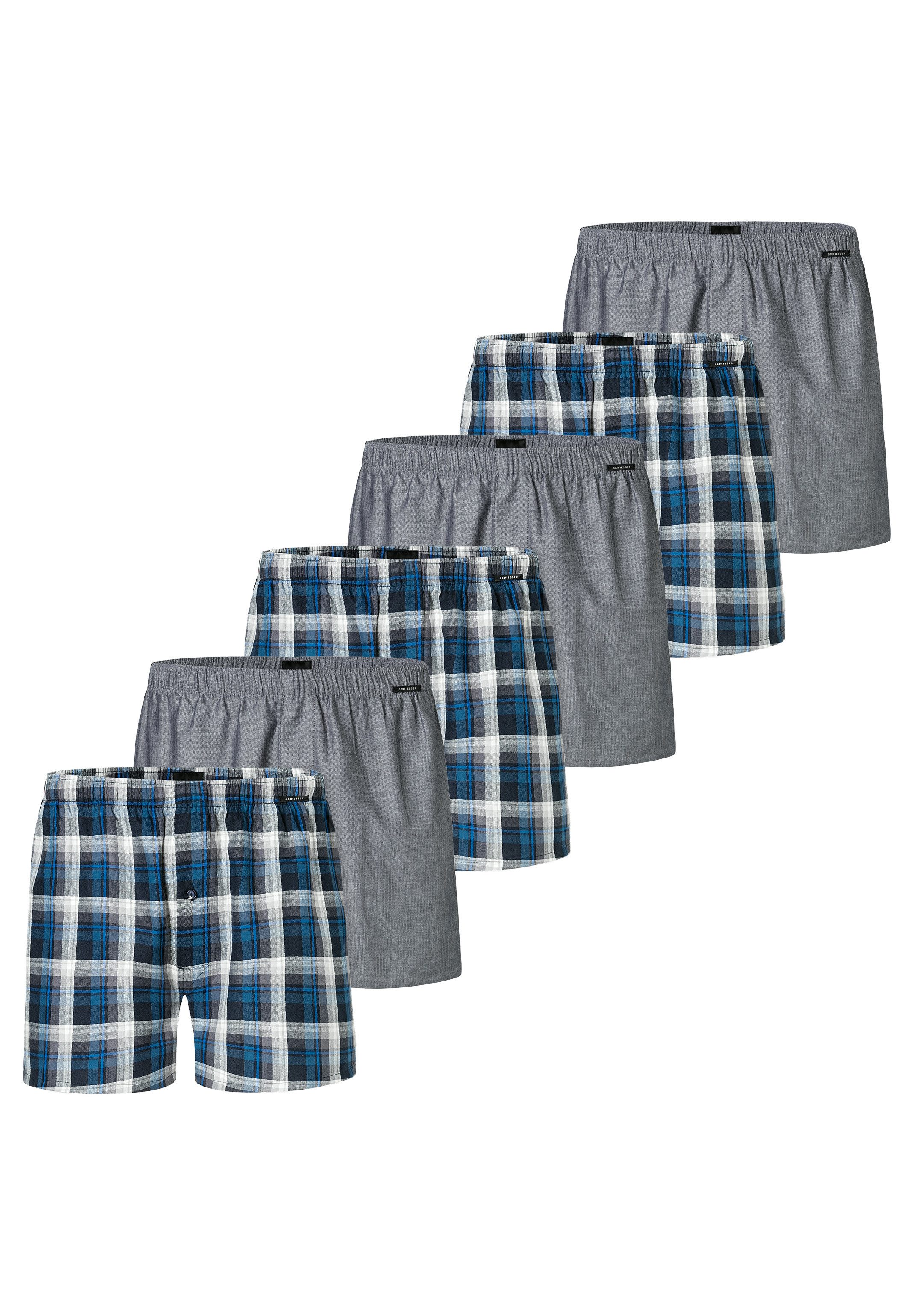 Schiesser Boxershorts 4er Pack Web (Spar-Set, günstig online kaufen