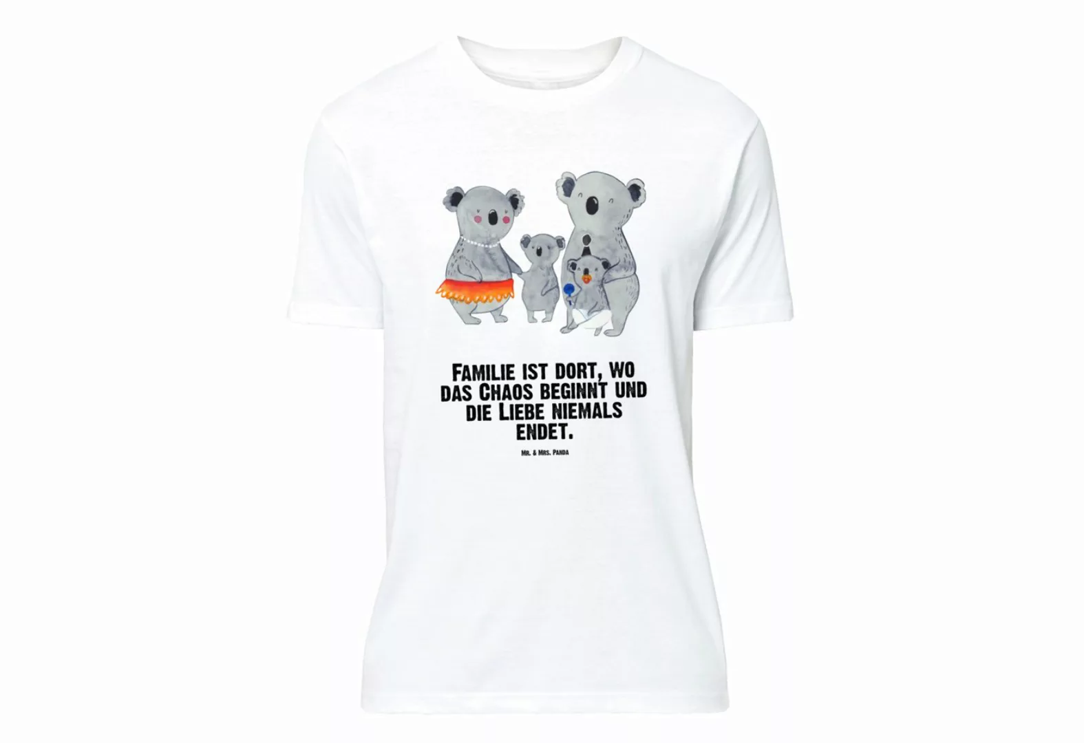 Mr. & Mrs. Panda T-Shirt Koala Familie - Weiß - Geschenk, Papa, Lustiges T- günstig online kaufen