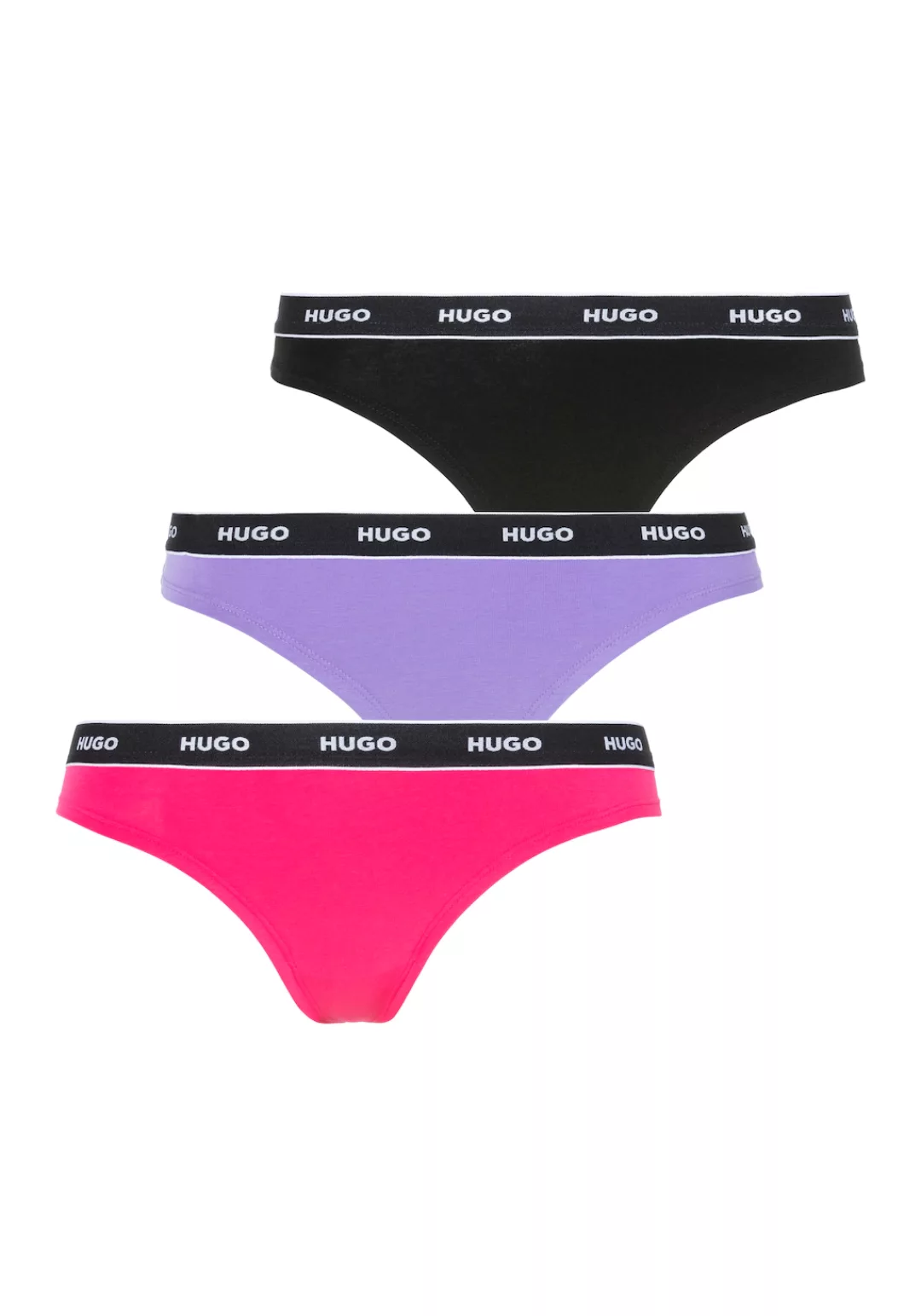 HUGO Underwear T-String "TRIPLET THONG STRIPE", (Packung, 3 St., 3), mit Lo günstig online kaufen