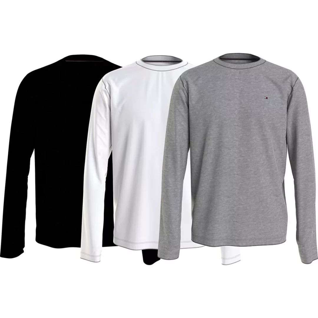 Tommy Hilfiger Underwear Langarm-t-shirt 3 Paare L Black / White / Mid Gry günstig online kaufen