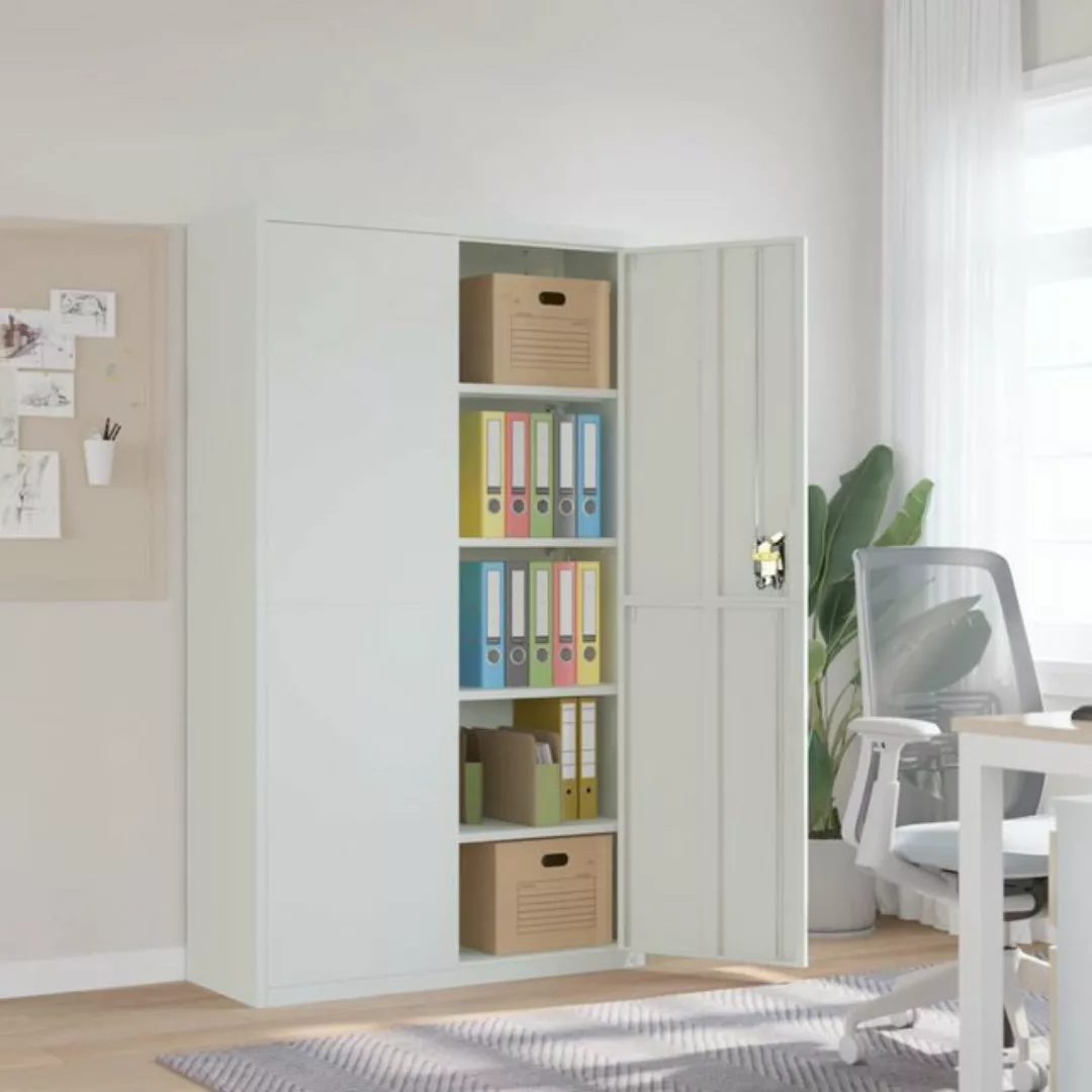 vidaXL Aktenschrank Aktenschrank Büroschrank Home Office Ablage Büro Hellgr günstig online kaufen