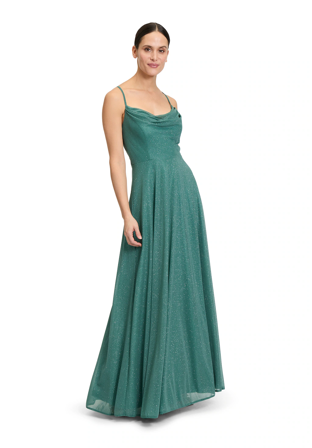 Vera Mont Abendkleid "Vera Mont Abendkleid mit Wasserfallausschnitt", Glitz günstig online kaufen